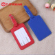 Tutngear travel supplies luggage tag PU luggage tag checked tag identification tag can be customized royal blue 1 piece