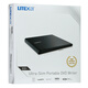 LITEON 8x speed external optical drive DVD burner mobile optical drive external optical drive black (compatible with WindowsXP/7/8/10 Apple MAC system/ES1)