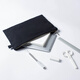 YONBEN/Yuanbenliangchang Pure Cotton Canvas Storage Bag IPad Bag Envelope Bag Clutch Bag Liner Bag Medium Bag Dark Brown