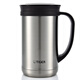 Tiger (TIGER) Tiger thermos cup air pressure thermos kettle with tea filter tea cup set 2.2L gold thermos kettle 2.2L + steel color thermos cup 500ml