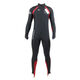 Yingfa (yingfa) full body one-piece, men's and women's sunshade, waterproof mother's clothing, snorkeling suit, swimsuit, wetsuit, men's jellyfish suit-1 black and red XXL