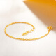 Zero exchange gold size gold bracelet for women pure gold 999 love snake bone gold chain women's bracelet about 1.50-1.60g