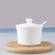LICHEN pure white bone china condiment jar Jingdezhen ceramic kitchenware condiment jar single diameter 9.8x height 7cm