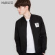 MARKLESS jacket men's autumn trendy workwear flight jacket casual sports thin men's baseball uniform JKA6129M black 175/L