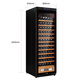 Meijing(raching) W380A-MC Constant Temperature Solid Wood WIFI Smart Air-cooled Red Wine Cabinet Solid Wood Wine Cabinet with Cup Rack Starry Sky Black
