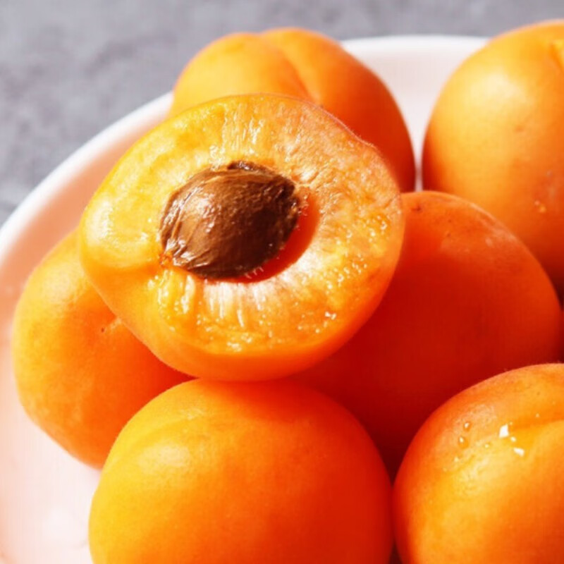 果粒果粒 山西大黄杏孕妇杏子新鲜水果2020新鲜大黄杏 三生有杏 4斤大果