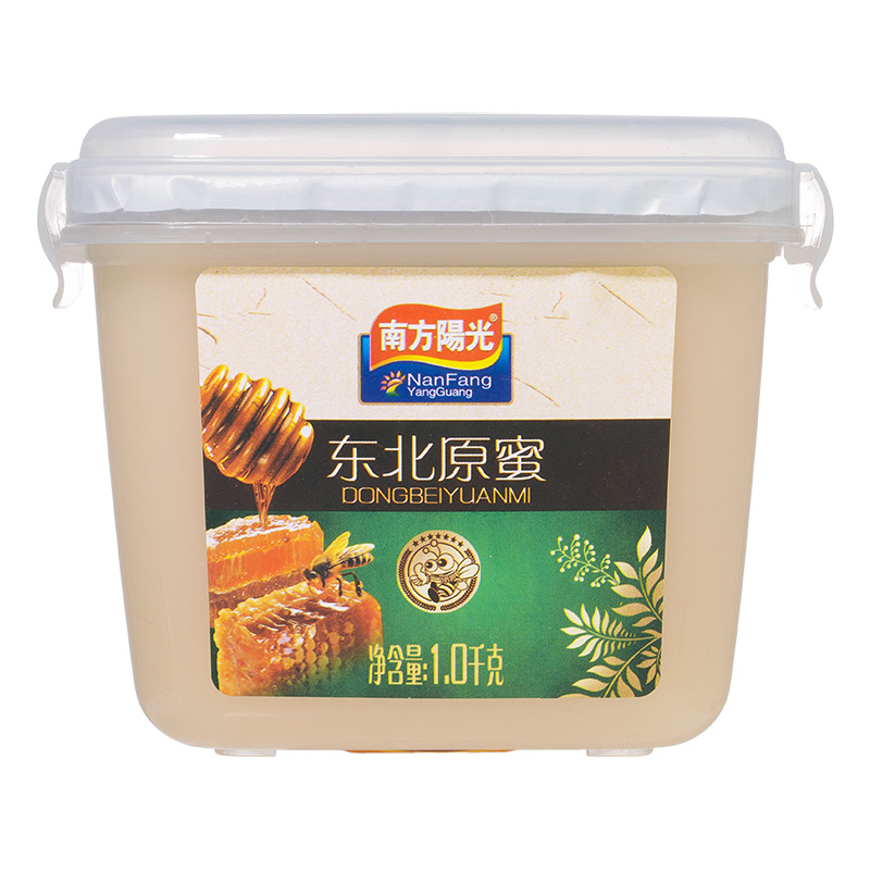 南方阳光 东北原蜜 蜂蜜1000g 白蜂蜜雪蜜长白山椴树