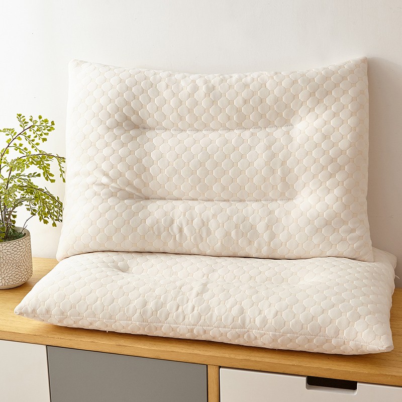透气舒适针织棉儿童定型碎乳胶枕 成人乳胶颗粒枕 40*60cm一只装