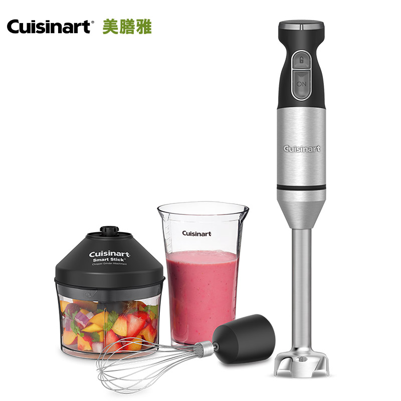 美膳雅（Cuisinart）手持多功能料理棒 家用大功率 搅拌榨果汁机 绞肉机 打蛋器 婴儿宝宝辅食 CSB-179CN