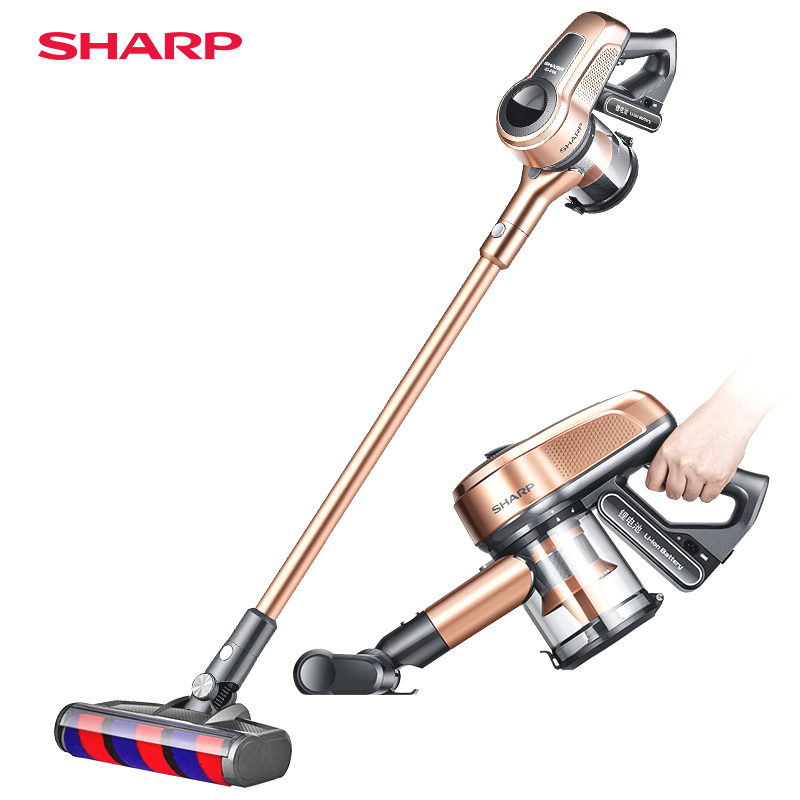 夏普（Sharp）充电式无绳手持除螨无线长续航大吸力家用吸尘器EC-SA95W-N