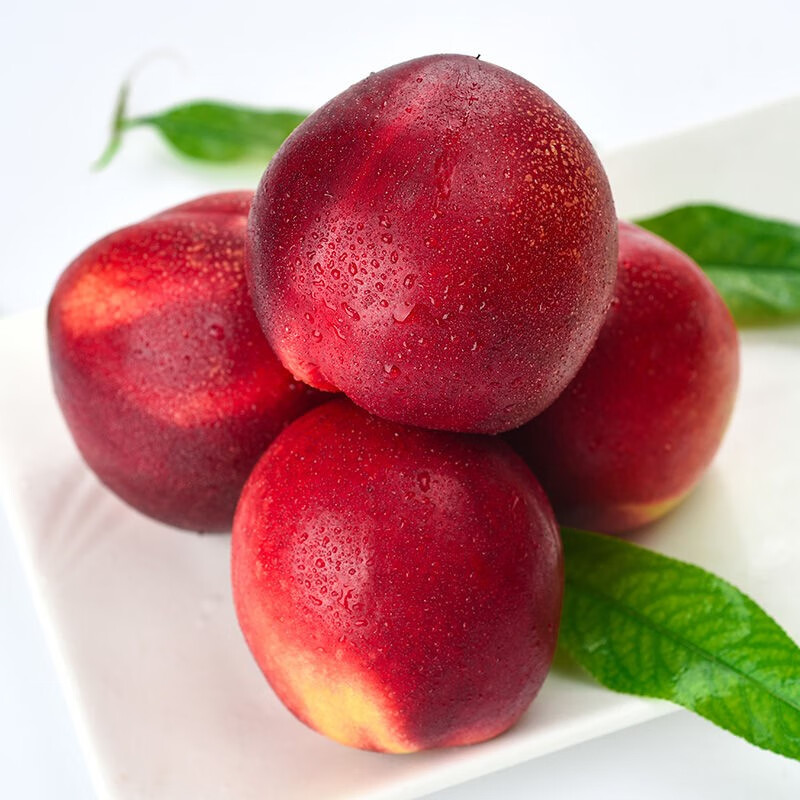 【顺丰闪发】黄心油桃脆甜桃子新鲜水果 红色 3斤