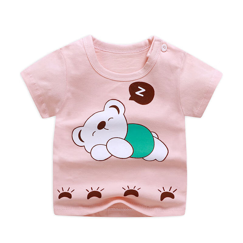 童装儿童纯棉短袖T恤半袖体恤上衣男童女童宝宝短袖上衣婴儿衣服