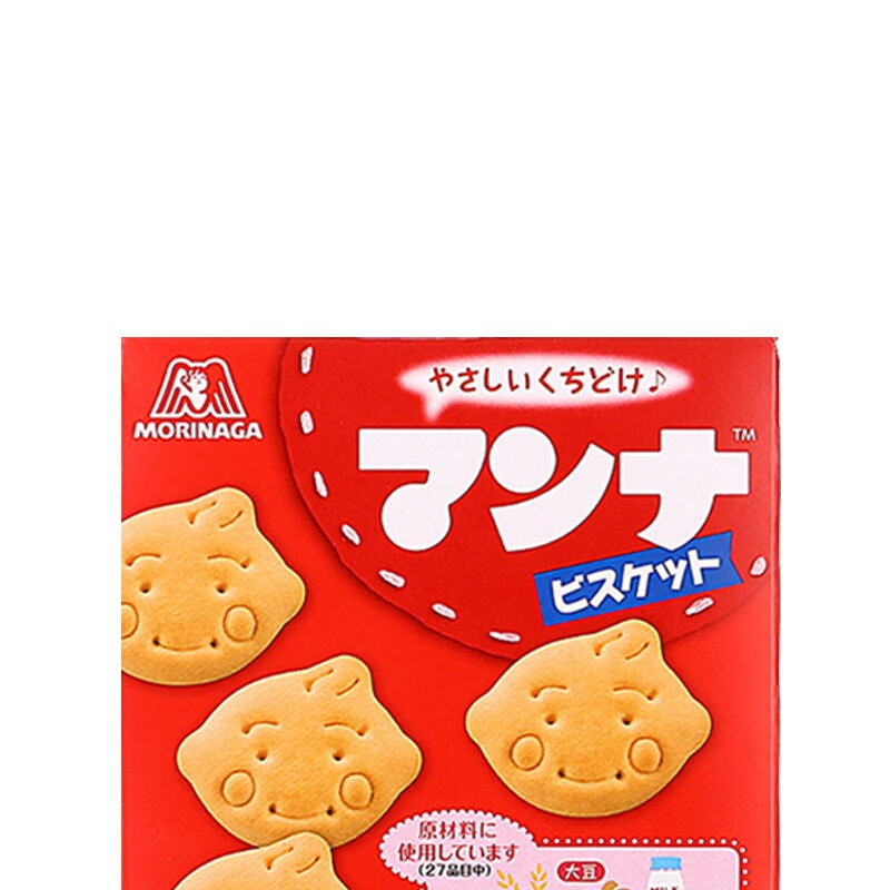 日本森永小饼干幼儿童营养零食店6个月无添加1岁 86g