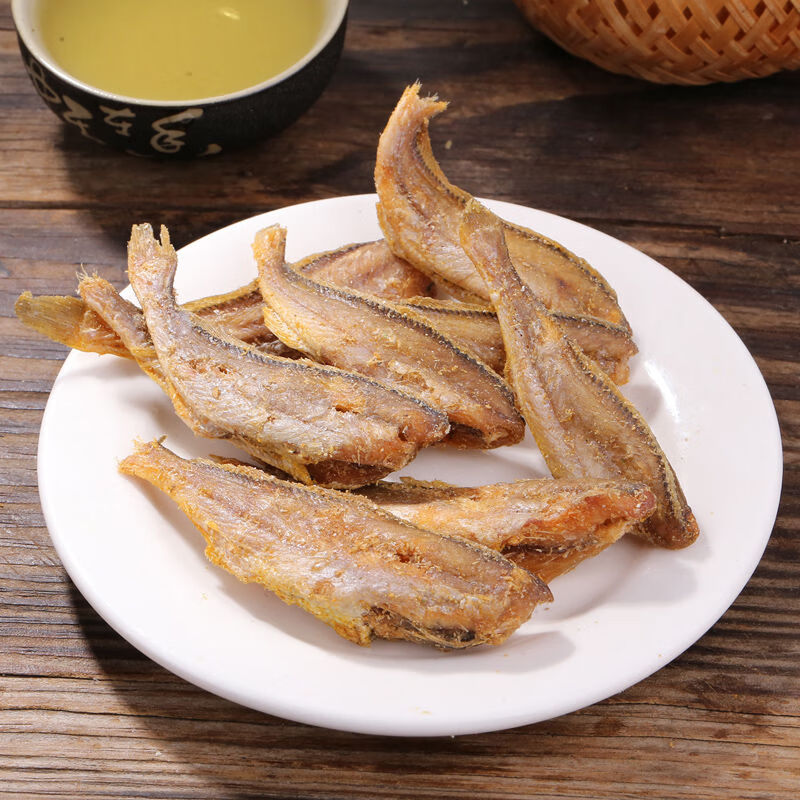 即食正宗温州特产香酥小黄鱼鱼干海鲜零食香辣鱼干 尝鲜装50g【12-15条】酥脆