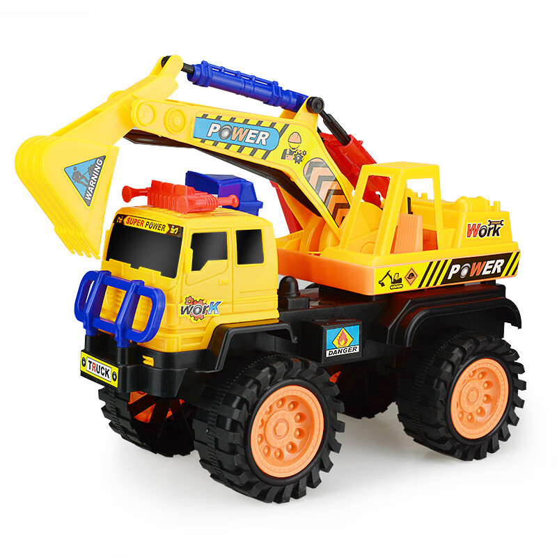 超大号挖掘机玩具工程车套装儿童玩具车挖土机翻斗车汽车 超大号挖掘机【送铲子+耙子+小车】
