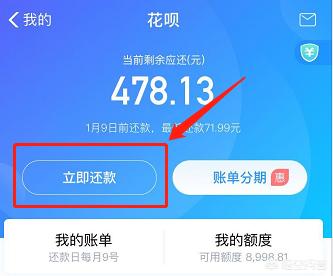 花呗怎么还款