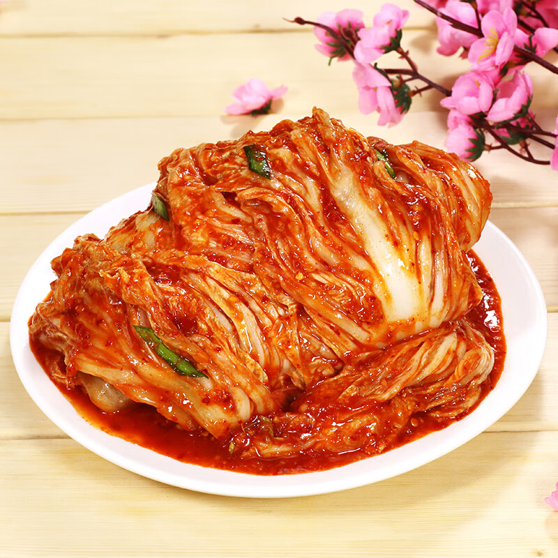 【韩国泡菜500gx1袋】传统辣白菜韩式朝鲜东北延边下饭菜