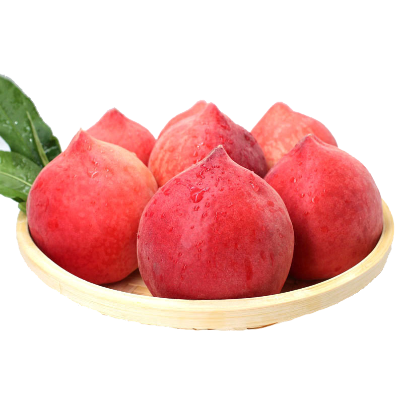 稀洛柯 水蜜桃 中大果水蜜桃5斤 应季水果 脆桃毛桃应季孕妇水果 5斤中大果水蜜桃