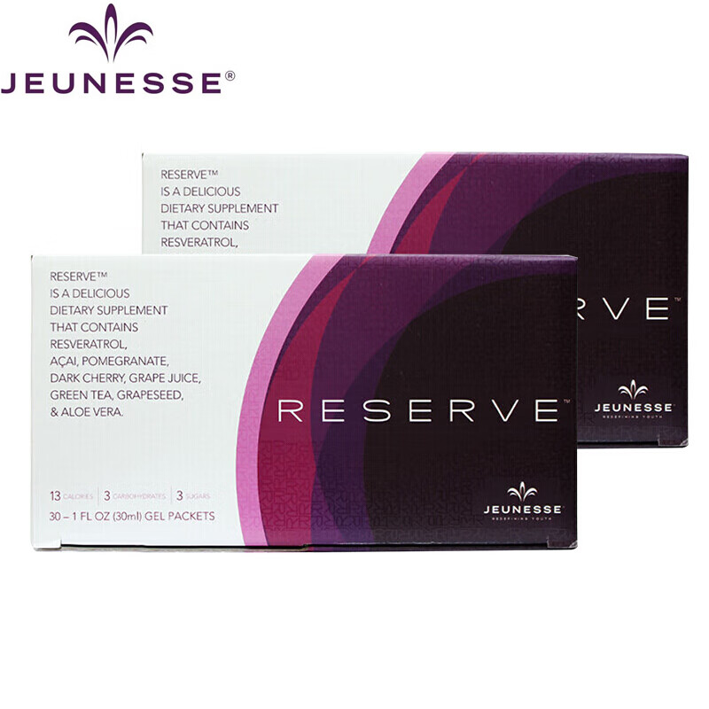 Jeunesse 美国进口美商婕斯 白黎芦醇捷斯 沛泉菁华精华果汁30袋 30ml/袋 2盒装