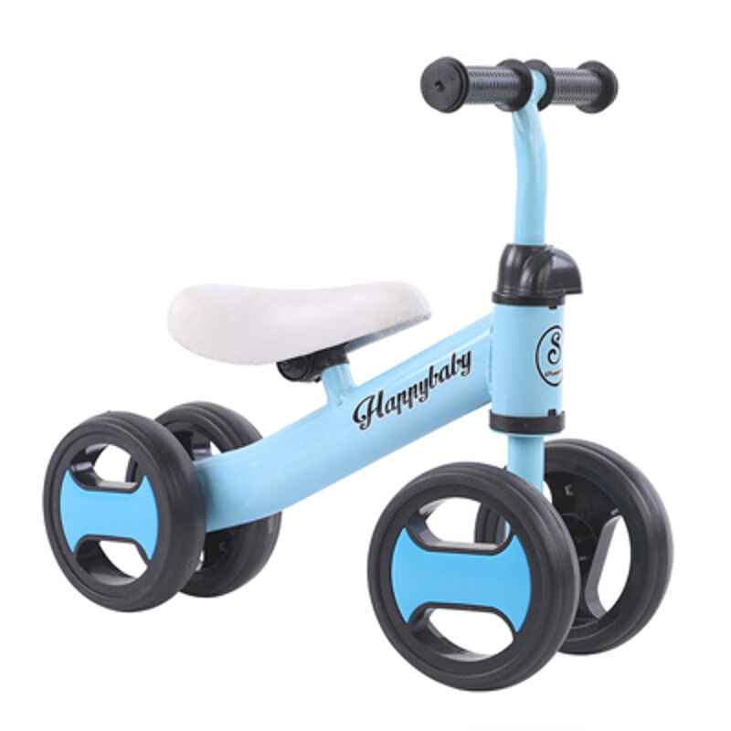 儿童平衡车1-3岁宝宝滑行车无脚踏2周岁礼物婴儿学步车双轮滑步车 新升级款天蓝色