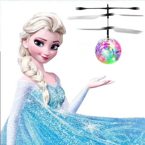 会飞的小仙女感应飞行器悬浮遥控直升飞机小飞仙飞天花仙子玩具 七彩发光球 标配套餐+充电线