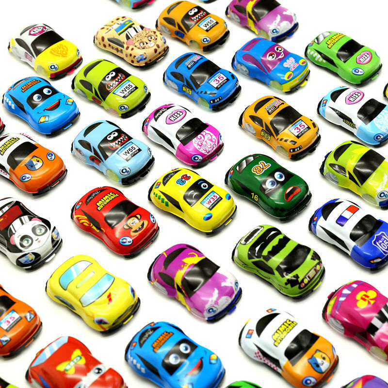 【工厂直供买到赚到】儿童玩具小汽车耐摔迷你卡通玩具车幼儿园创意礼品男孩小飞机 10个回力车