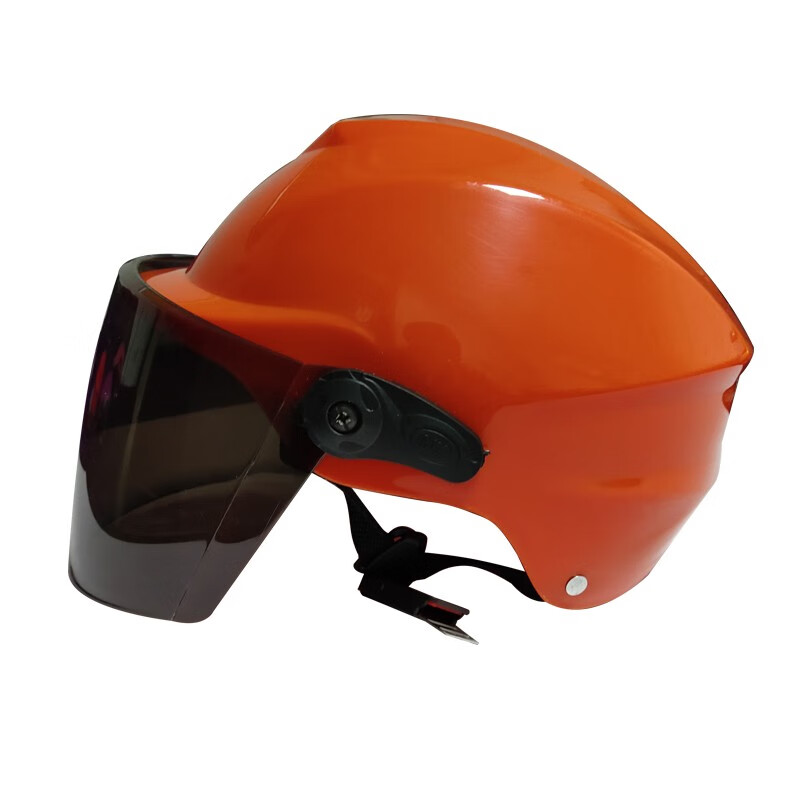 雅迪台铃电动车安全头帽夏天防护骑车摩托头盔电瓶车头盔 306橙色 均码
