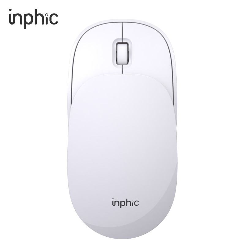 英菲克（INPHIC）PX1 无线鼠标 办公鼠标 滑盖鼠标 可充电鼠标 静音鼠标 便携鼠标 2.4G 女生鼠标 白色
