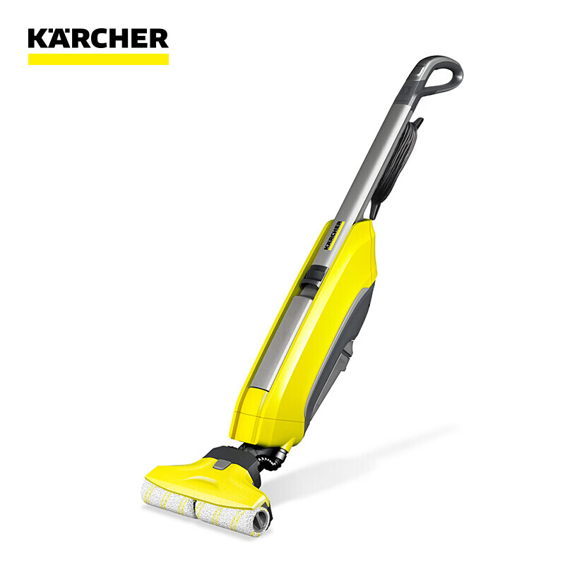 KARCHER卡赫电动拖把 拖地机 吸尘器伴侣 家用洗擦地机地板打蜡清洁机 德国凯驰集团原装进口FC5