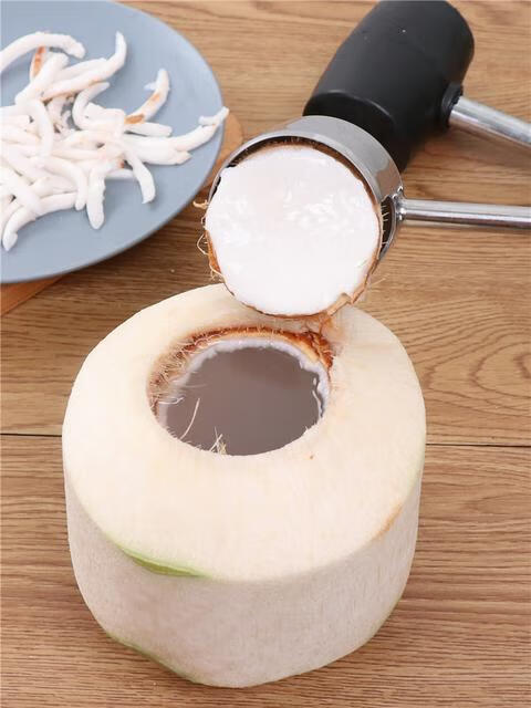 椰子罐子怎么开盖方法（老椰子怎么硬壳不会破)