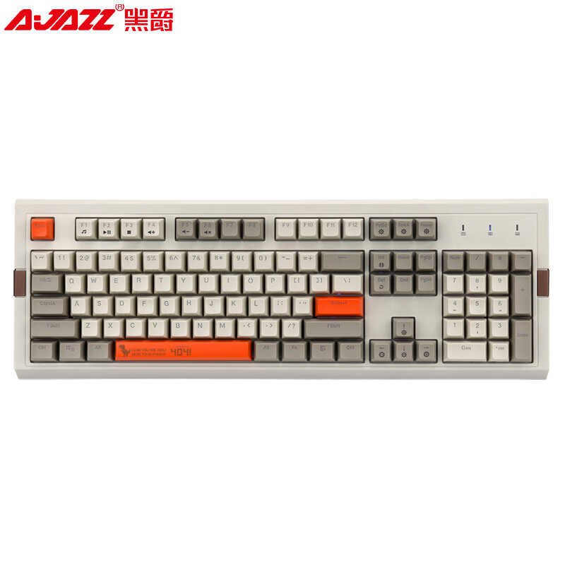 黑爵（AJAZZ）AK510机械键盘 复古RGB机械键盘 PBT键帽  青轴 游戏 办公 电脑 笔记本 吃鸡键盘