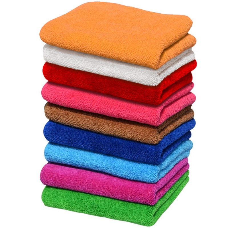 魅洁吸水抹布不易掉毛细纤维毛巾洗碗巾擦地板家具不沾油抹布 10条装