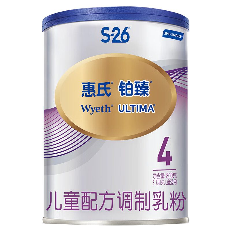 惠氏铂臻（Wyeth ULTIMA）儿童配方调制乳粉4段80