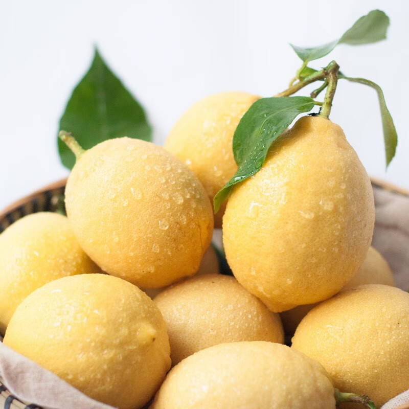 【普格馆】四川安岳名产 新鲜柠檬5斤 维C水果（大果，约10-15个）包邮