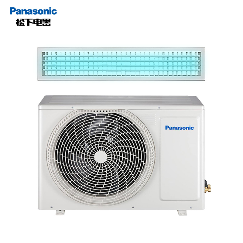 松下 Panasonic 家用中央空调 2匹变频冷暖风管机 传奇新ET系列 带松下X-nanoe净化 0元安装 CS-E18D0A08BW