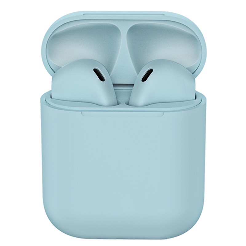 硕金 TWS蓝牙耳机无线运动入耳式双耳适用于苹果IPhone小米华为安卓男女通用迷你款 马卡龙 天空蓝