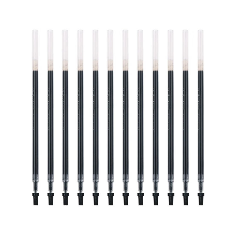 韩国东亚（DONG-A）0.4mm针嘴式 中性笔 学生水笔 签字笔 My-gel 考试财务笔(雾杆) MG04-31P 黑色笔芯 12支