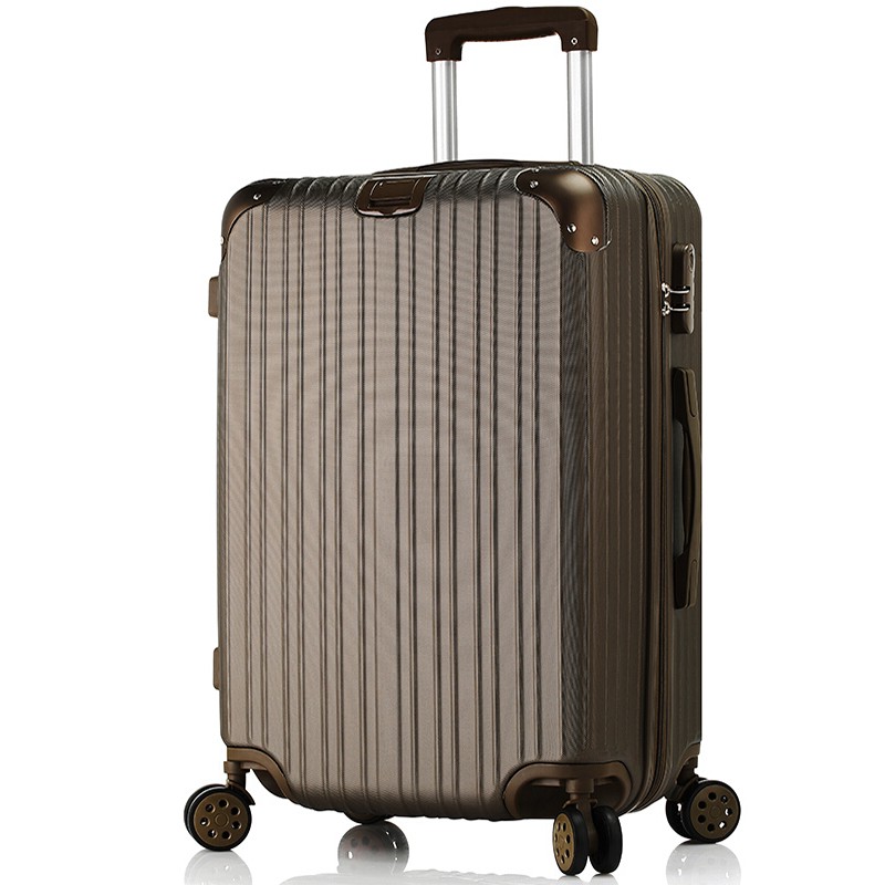 普奈达（PRNEID）防刮耐磨拉杆箱20英寸铝包角行李箱男女万向轮旅行箱登机箱9068 钛金色（防刮） 20英寸