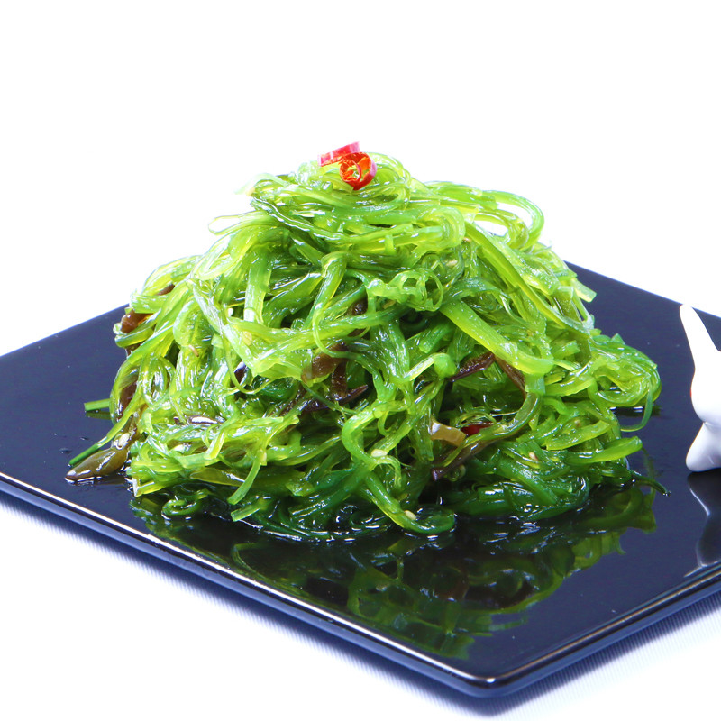 海带丝开袋即食裙带菜500g海白菜海藻沙拉丝中华海草寿司 爽口酸甜味1斤.