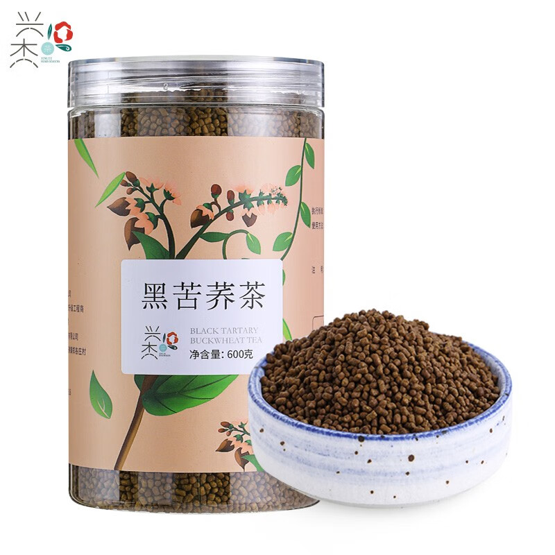 兴杰 苦荞茶特选黑苦荞茶全胚芽全颗粒荞麦茶养生茶叶 黑苦荞茶