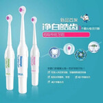 旅行家用便捷携带电动牙刷声波按摩可换头 软毛中毛三个头护齿 三头可换