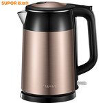 苏泊尔（SUPOR）电水壶热水壶 1.7L全钢无缝双层防烫电热水壶  304不锈钢烧水壶 SWF17E13B
