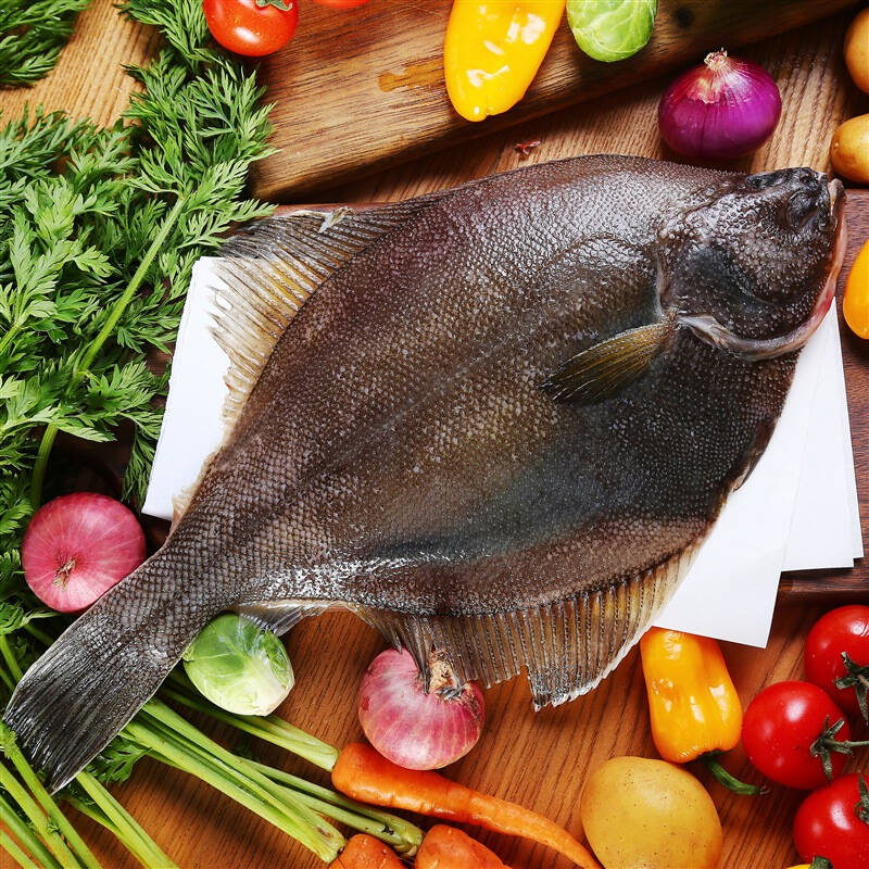 ocean gala 冷冻阿拉斯加黄金鲽鱼 1kg 2-3条 袋装 海鲜水产