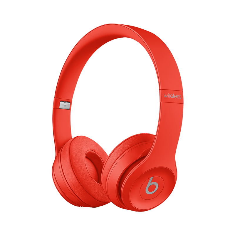 beats beats solo3 wireless 蓝牙无线头戴式线控苹果耳机 红色 通用