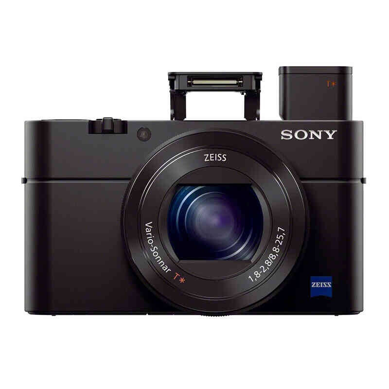 索尼(sony)黑卡dsc-rx100m3 1英寸大底数码相机/卡片机 蔡司镜头(wifi