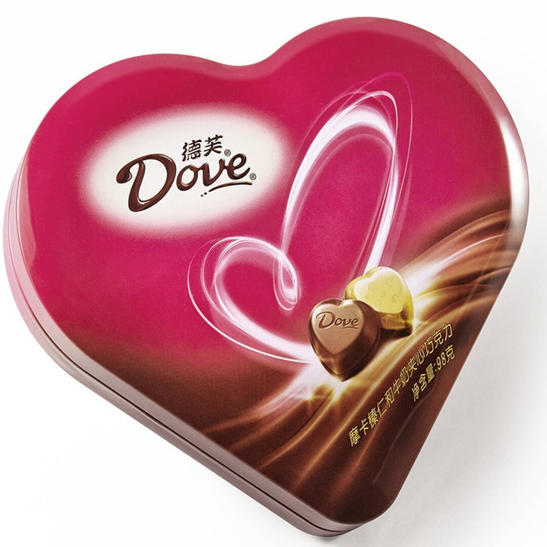 德芙dove心语两种口味混装夹心巧克力(礼盒装)98g【本产品不含礼品袋