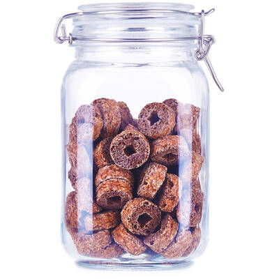 喜碧(scybe)斯格方形加厚玻璃密封罐储藏瓶 1500ml