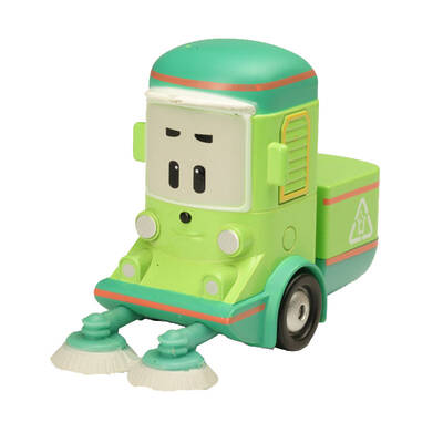 银辉玩具变形警车珀利poli动漫周边汽车机器人玩具小汽车-poli清洁车