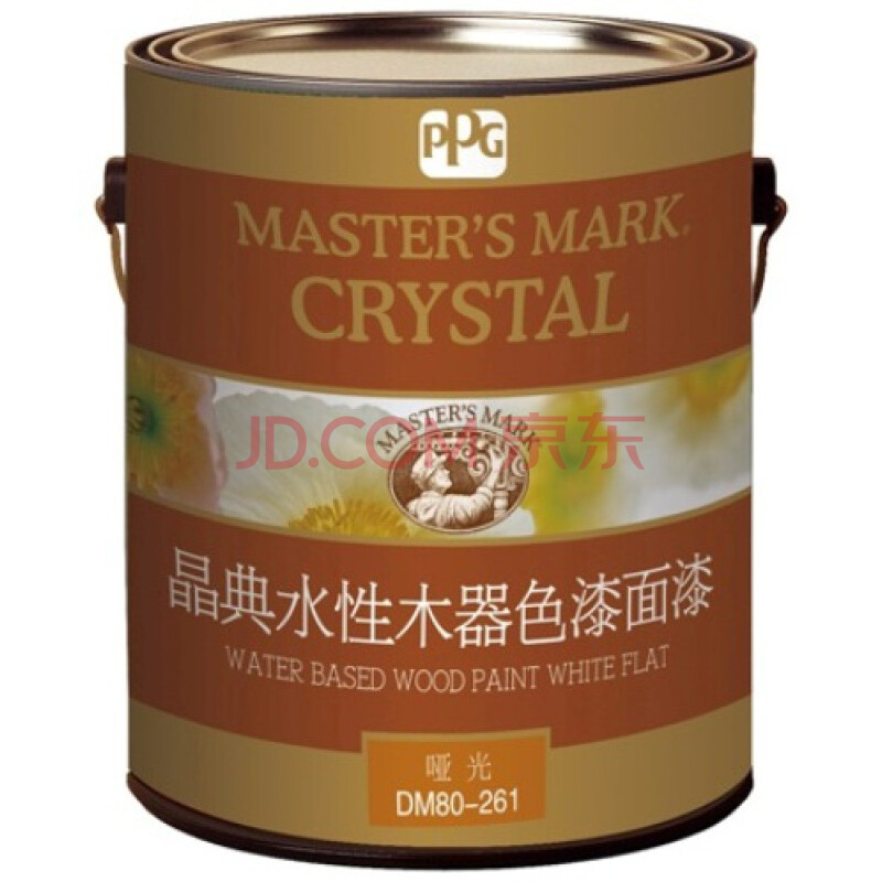ppg大师漆-晶典水性木器色漆面漆(哑光)dm80-261/2.5kg