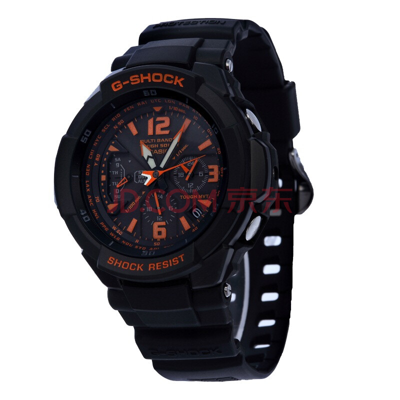 casio 卡西欧g-shock系列六局电波男表 gw-3000b-1a